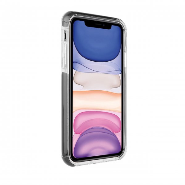 Vivanco iPhone 11 Skal Rock Solid Svart Transparent