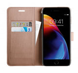 Vivanco iPhone 6/6S Plus/iPhone 7 Plus/iPhone 8 Plus Fodral Classic Wallet Roseguld