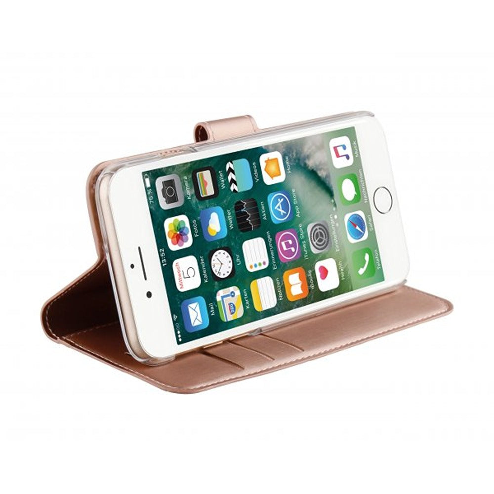 Vivanco iPhone 6/6S/7/8/SE Fodral Classic Wallet Roseguld