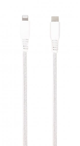 Vivanco Kabel Longlife Braided USB-C/Lightning 1.5m Vit