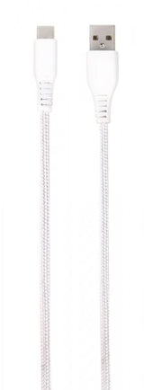 Vivanco Kabel Longlife Braided USB-A/USB-C 1.5m Vit