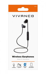 Vivanco Trådlösa Hörlurar Wireless Earphones Svart