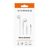Vivanco Hörlurar Stereo Earbuds 3.5mm Vit