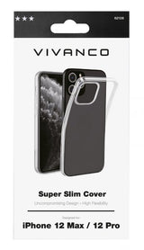 Vivanco iPhone 12/iPhone 12 Pro Skal Super Slim Cover Transparent