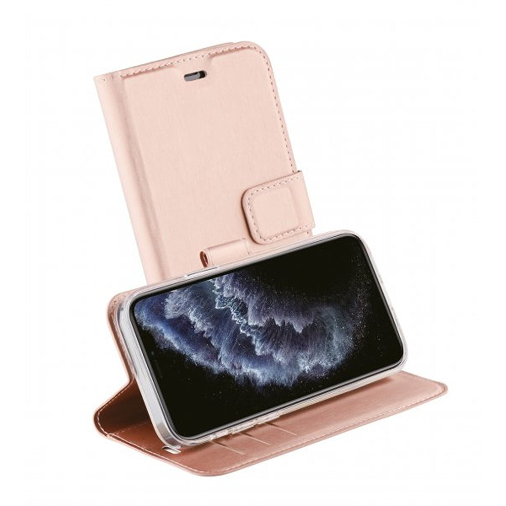 Vivanco iPhone 12 Mini Fodral Classic Wallet Roseguld
