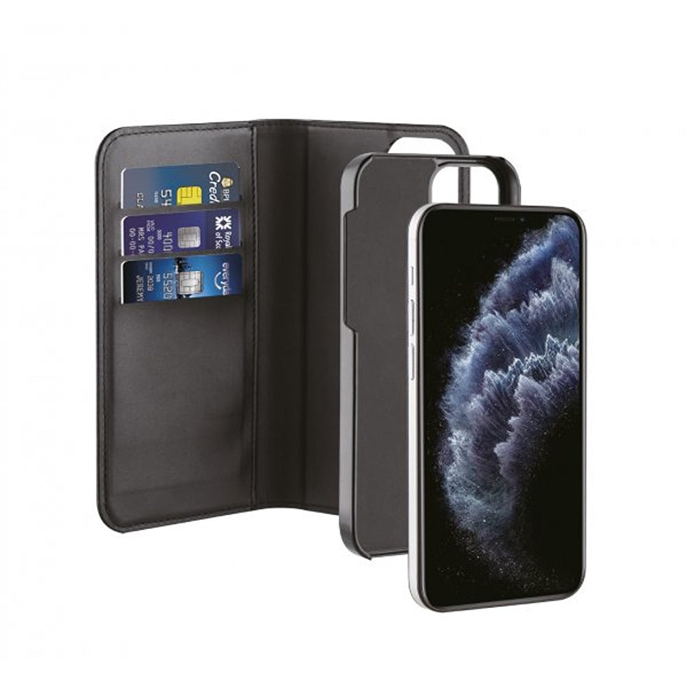 Vivanco iPhone 12 Mini Fodral 2in1 Wallet Case Svart