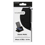 Vivanco iPhone 12/iPhone 12 Pro Fodral Classic Wallet Svart
