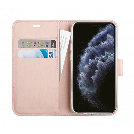 Vivanco iPhone 12 Pro Max Fodral Classic Wallet Roseguld