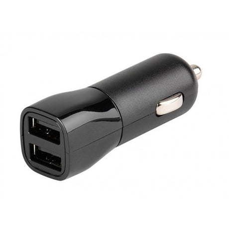 Vivanco Billaddare Fast Car Charger 2xUSB-A 17W Svart