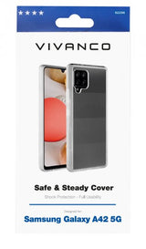 Vivanco Samsung Galaxy A42 5G Skal Safe & Steady Transparent