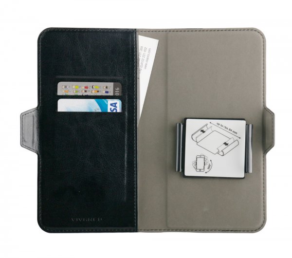 Vivanco Fodral Universal Book Case XL Svart