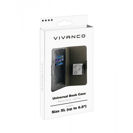 Vivanco Fodral Universal Book Case XL Svart