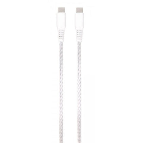 Vivanco Kabel Longlife Braided USB-C/USB-C 0.5m Vit