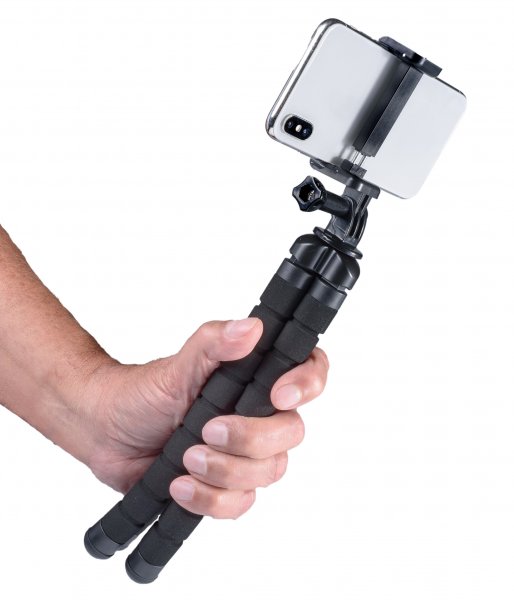 Vivanco Tripodstativ för Smartphone/GoPro/Actioncam 55-80mm