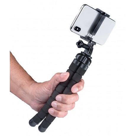 Vivanco Tripodstativ för Smartphone/GoPro/Actioncam 55-80mm