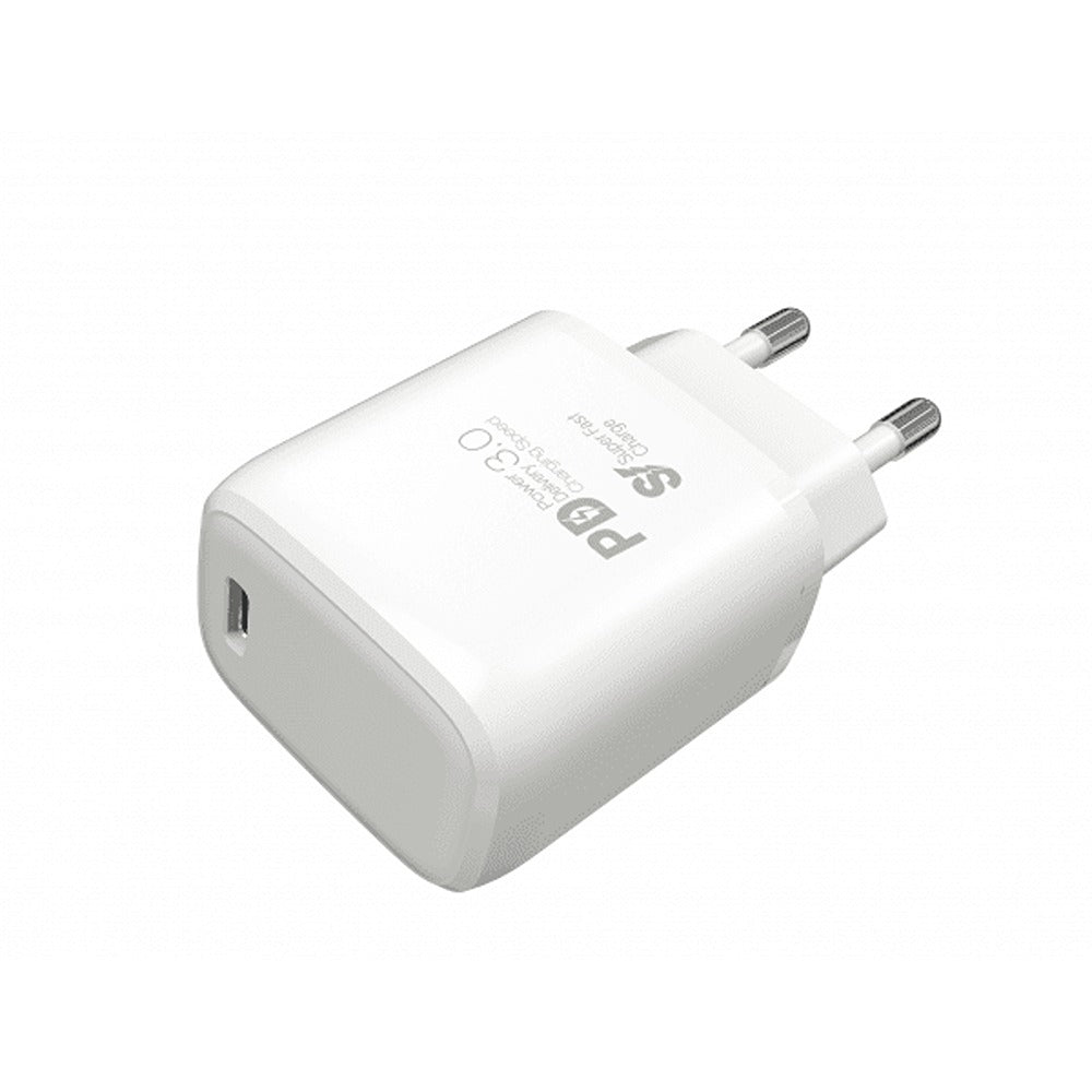 Vivanco Laddare 25W Super Fast PD Charger Vit