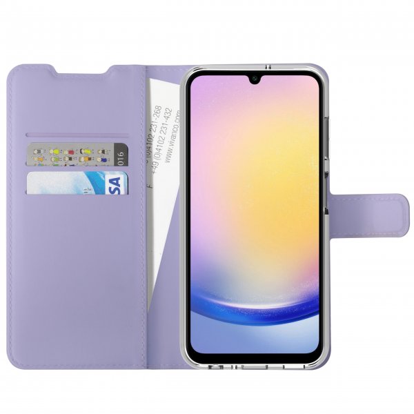 Vivanco Samsung Galaxy A35 Fodral Classic Wallet Lavendel