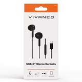 Vivanco Hörlurar Smart Pro USB-C In-Ear Headset Svart