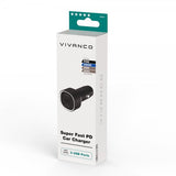 Vivanco Billaddare Super Fast PD 60W USB-A/USB-C Svart