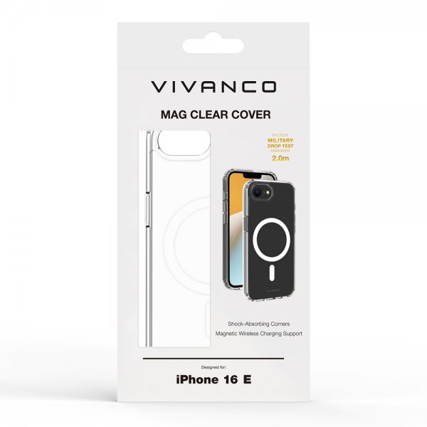 Vivanco iPhone 16e/17e Skal Mag Clear Transparent