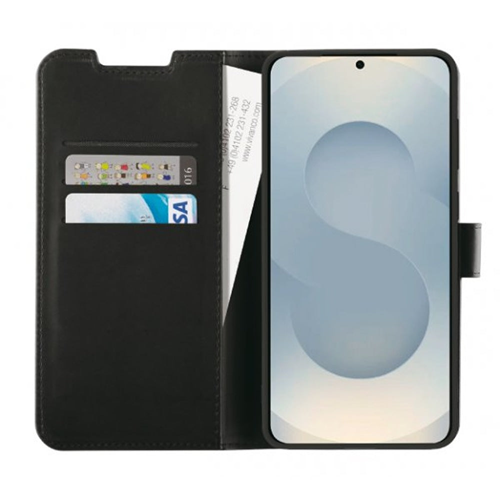 Vivanco Samsung Galaxy S25 Edge Fodral Classic Wallet Svart