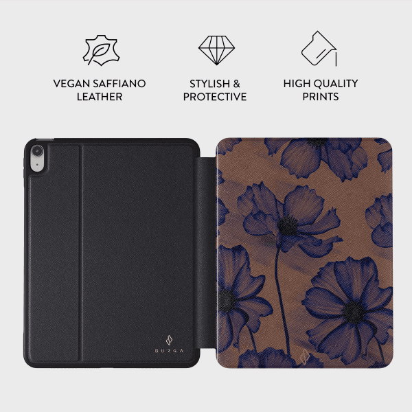 Burga iPad 10.9 (gen 10)/iPad 11 (A16) Fodral Folio Velvet Night
