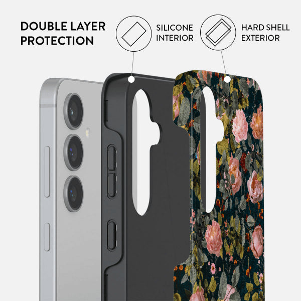 Burga Samsung Galaxy S24 Skal Tough Bloomy Garden