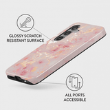 Burga Samsung Galaxy S24 FE Skal Tough Golden Coral