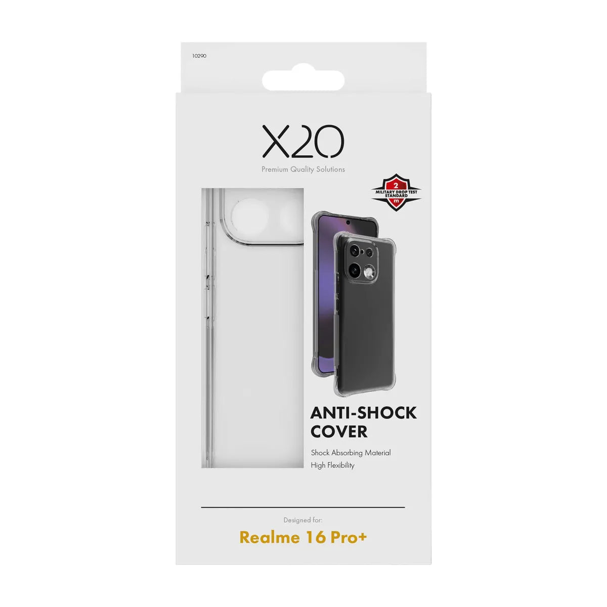 X2O Realme 16 Pro Plus Skal Anti-Shock Transparent