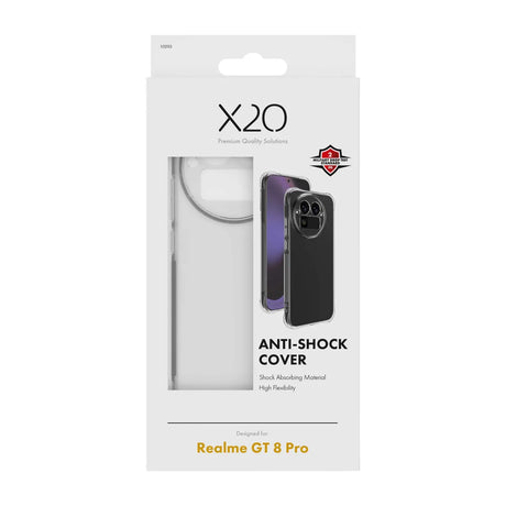X2O Realme GT 8 Pro Skal Anti-Shock Transparent