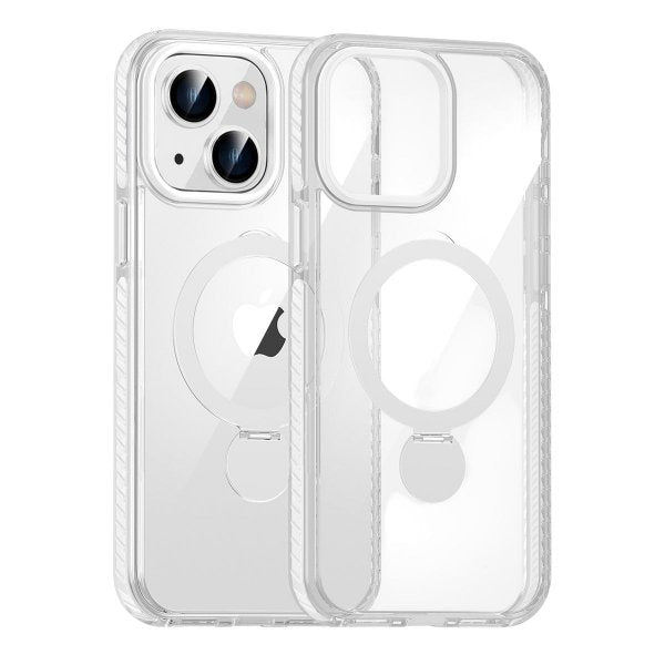 iPhone 13/iPhone 14 Skal Ringstativ MagSafe Transparent