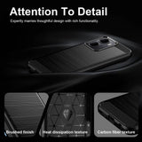 Xiaomi Redmi A7 Pro Skal Borstad Kolfibertextur Svart