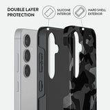 Burga Samsung Galaxy S24 Skal Tough Night Black Camo