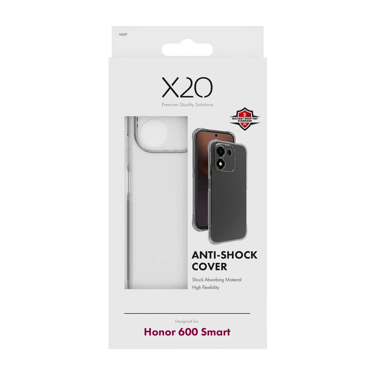 X2O Honor 600 Smart Skal Anti-Shock Transparent