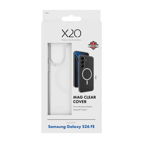 X2O Samsung Galaxy S26 FE Skal Mag Clear Transparent