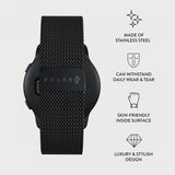 Burga Samsung Galaxy Watch 22mm Armband Metal Mesh Svart