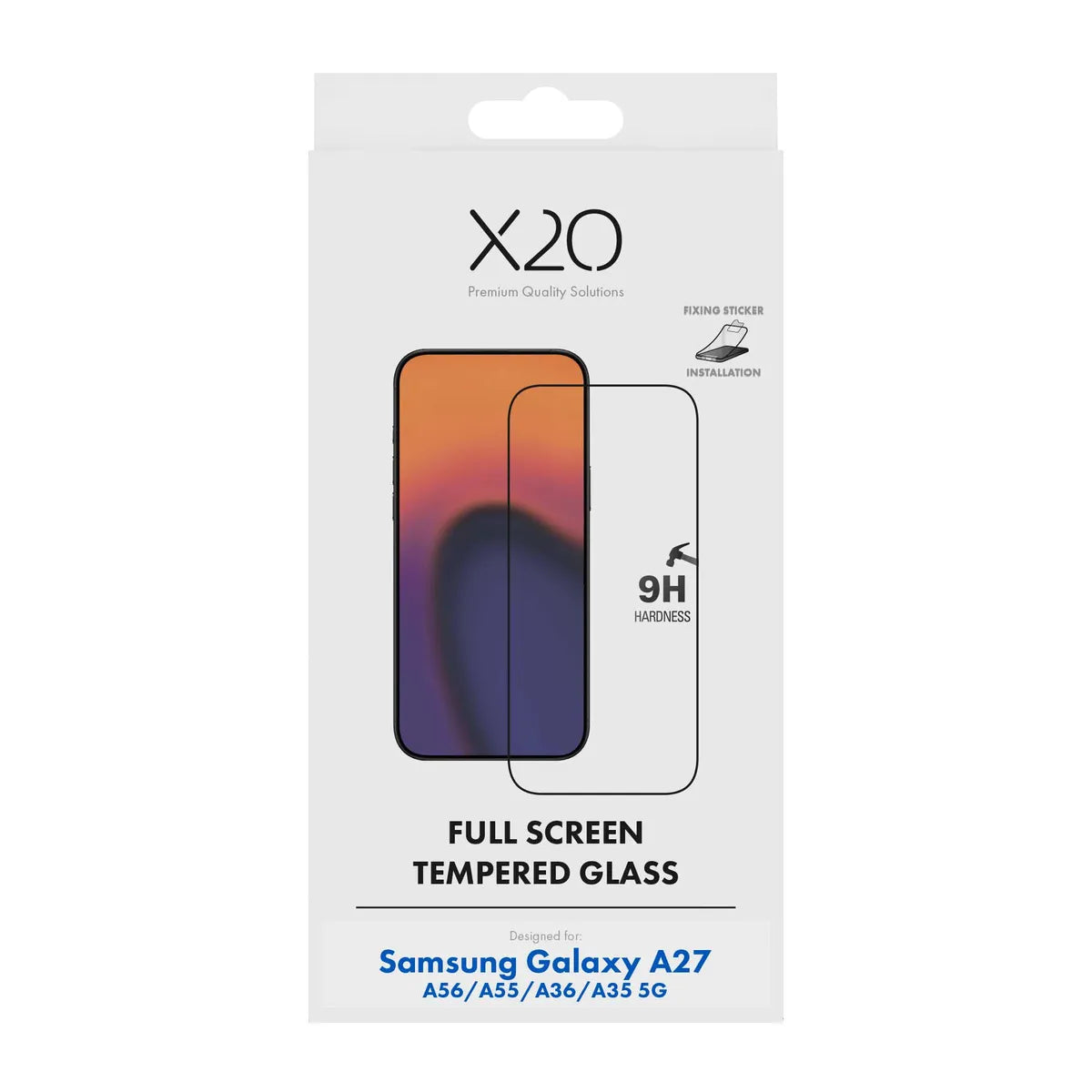 X2O Samsung Galaxy A27/A56/A55/A36/A35 Skärmskydd Full Screen