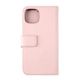 Rvelon iPhone 12/iPhone 12 Pro Fodral Äkta läder Kortfack Rosa