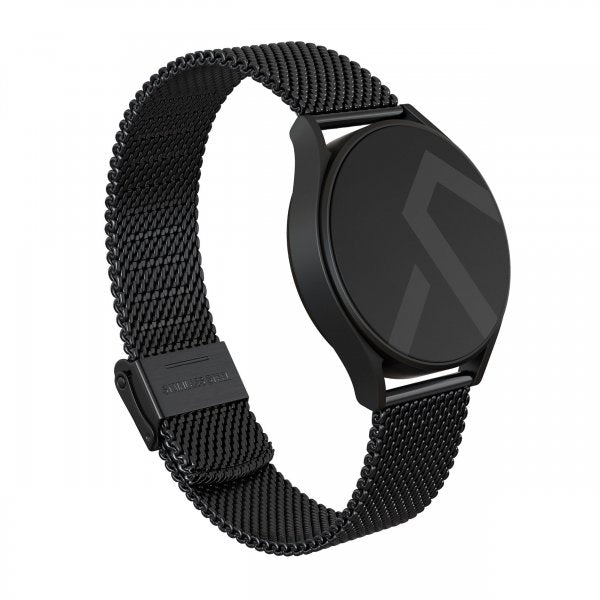 Burga Samsung Galaxy Watch 22mm Armband Mesh Elegance Svart