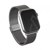 Burga Apple Watch 44/45/46mm/Ultra 49mm Armband Mesh Elegance Silver