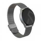 Burga Samsung Galaxy Watch 20mm Armband Mesh Elegance Silver