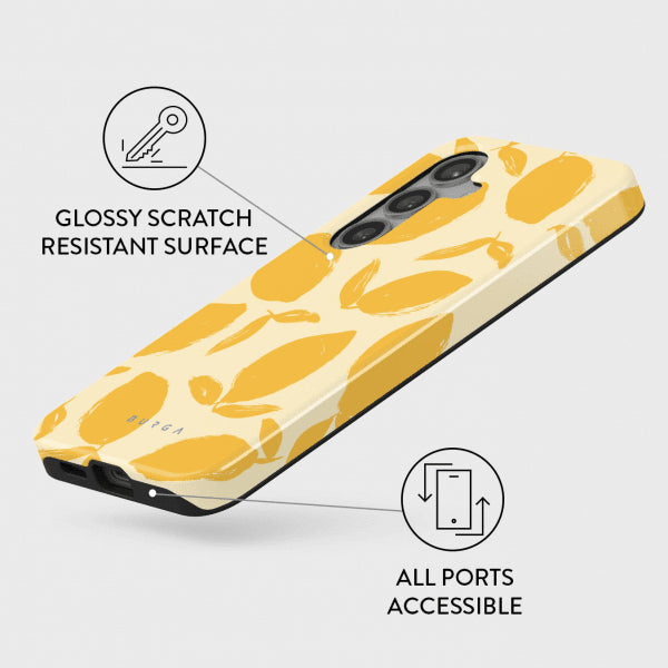 Burga Samsung Galaxy S24 FE Skal Tough Lemon Tart