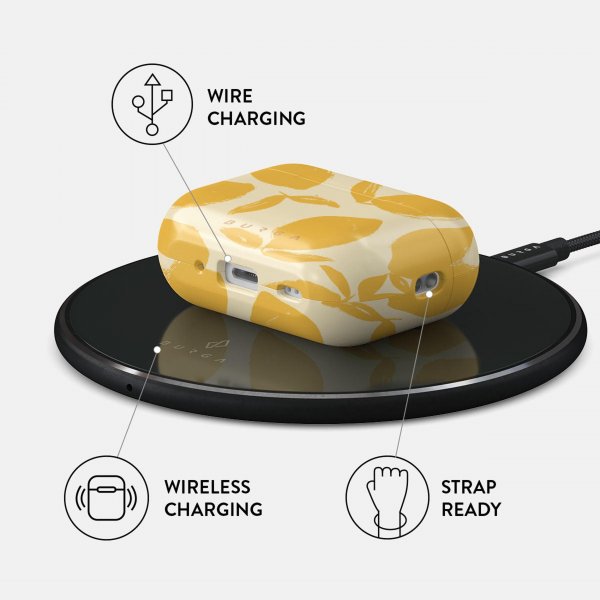 Burga AirPods Pro 2 Skal Design Lemon Tart