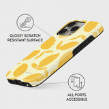 Burga iPhone 15 Pro Skal Tough MagSafe Lemon Tart
