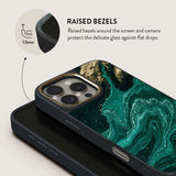 Burga iPhone 15 Skal Elite Dark MagSafe Emerald Pool
