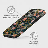 Burga iPhone 14 Skal Tough Bloomy Garden