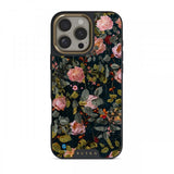 Burga iPhone 15 Pro Skal Elite Dark MagSafe Bloomy Garden