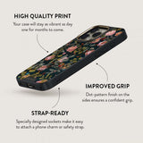 Burga iPhone 15 Pro Skal Elite Dark MagSafe Bloomy Garden