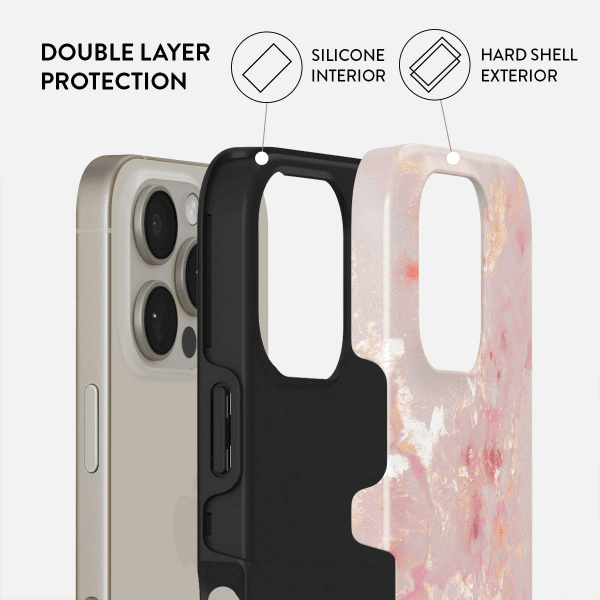 Burga iPhone 14 Skal Tough MagSafe Golden Coral