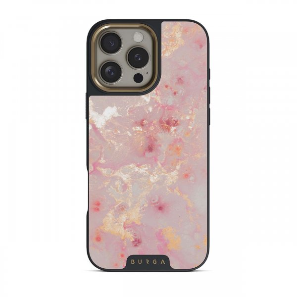 Burga iPhone 14 Skal Elite Dark MagSafe Golden Coral